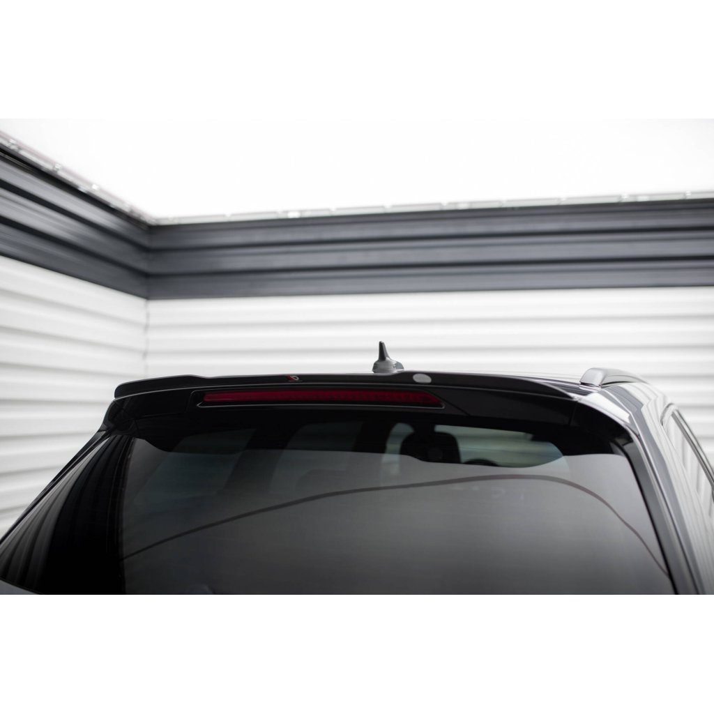 Maxton Design prodloužení spoileru pro Volkswagen Passat Mk8 (B8), černý lesklý plast ABS, R-Line