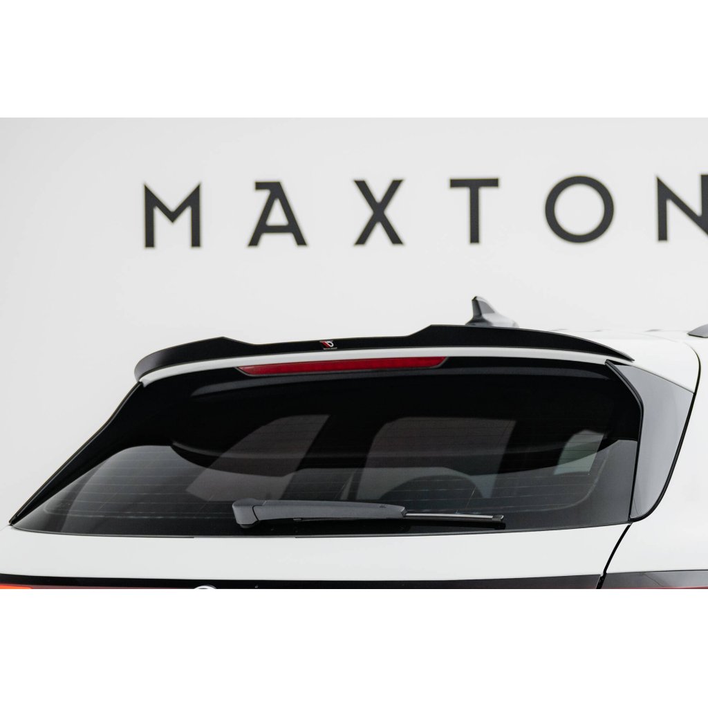 Maxton Design prodloužení spoileru pro Volkswagen Passat Mk9 (B9), černý lesklý plast ABS