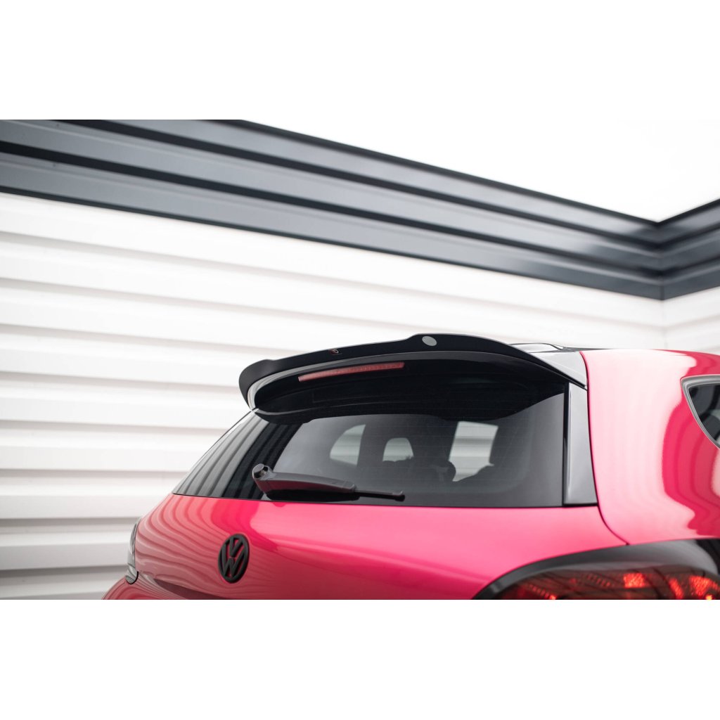Maxton Design prodloužení spoileru pro Volkswagen Scirocco Mk3, černý lesklý plast ABS
