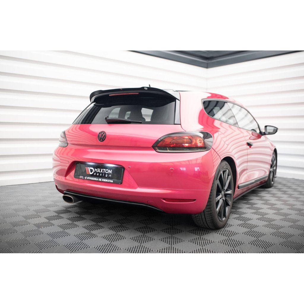 Maxton Design prodloužení spoileru pro Volkswagen Scirocco Mk3, černý lesklý plast ABS