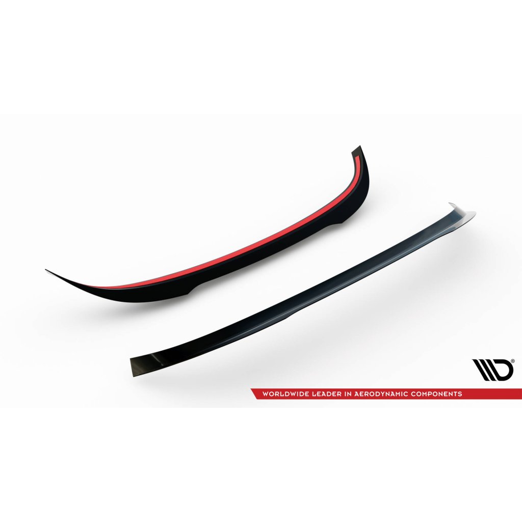 Maxton Design prodloužení spoileru pro Volkswagen Scirocco Mk3, černý lesklý plast ABS