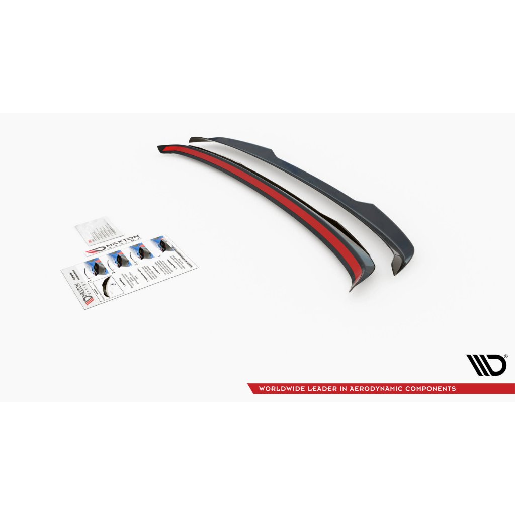 Maxton Design prodloužení spoileru pro Volvo V60 R-Design Mk2, carbon-Look