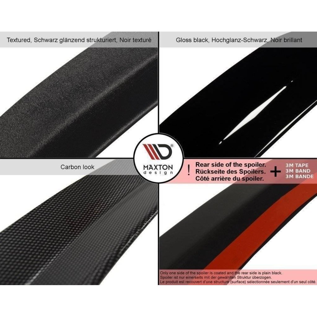 Maxton Design prodloužení spoileru pro Volvo V60 R-Design Mk2, carbon-Look