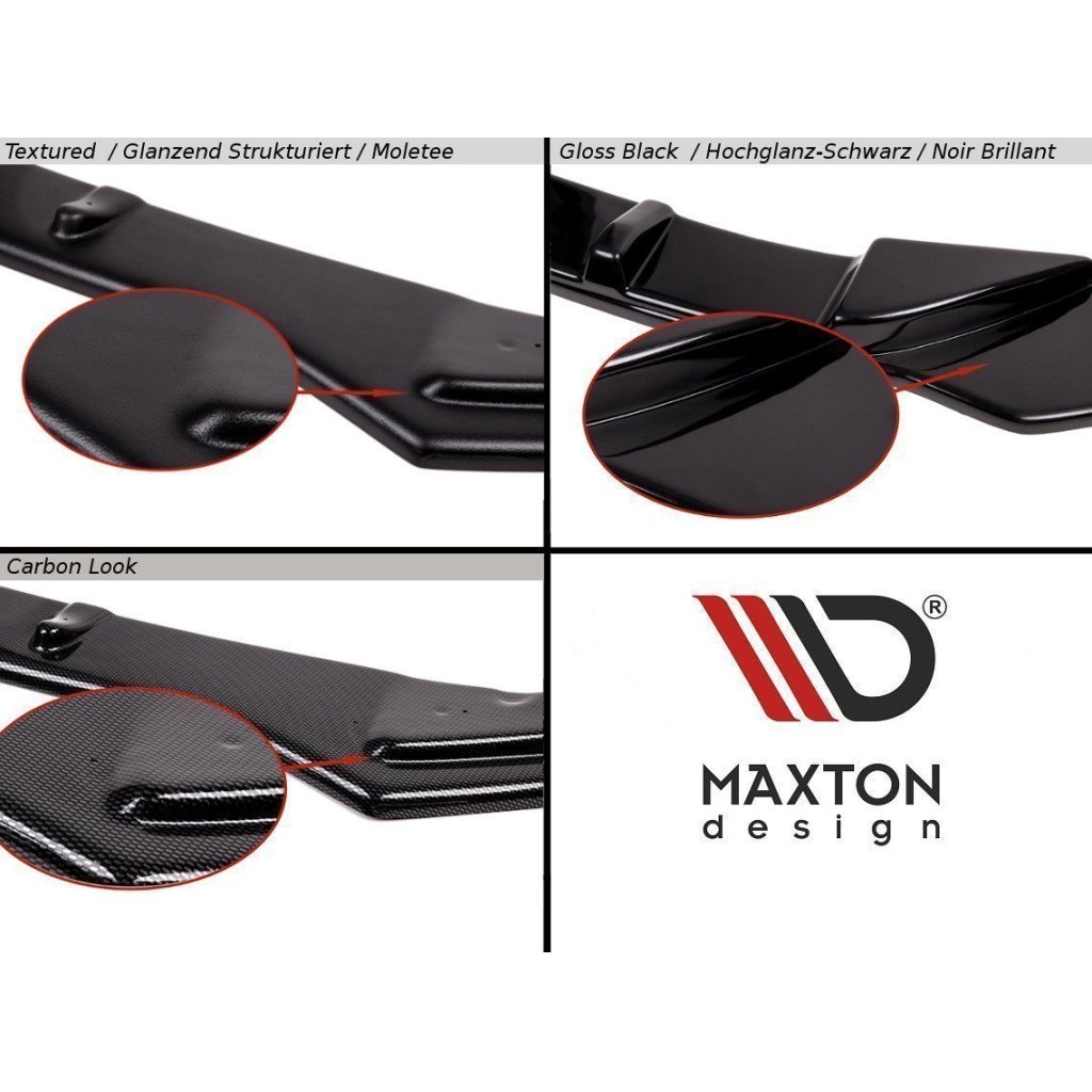 Maxton Design prodloužení spoileru pro Volvo V60 R-Design Mk2, carbon-Look