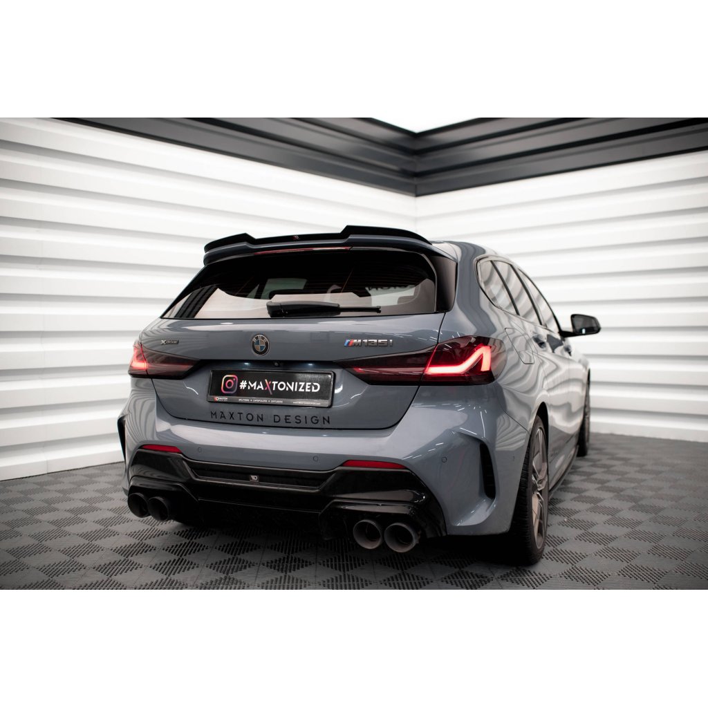 Maxton Design prodloužení spoileru v.1 pro BMW řada 1 F40, černý lesklý plast ABS, M135i