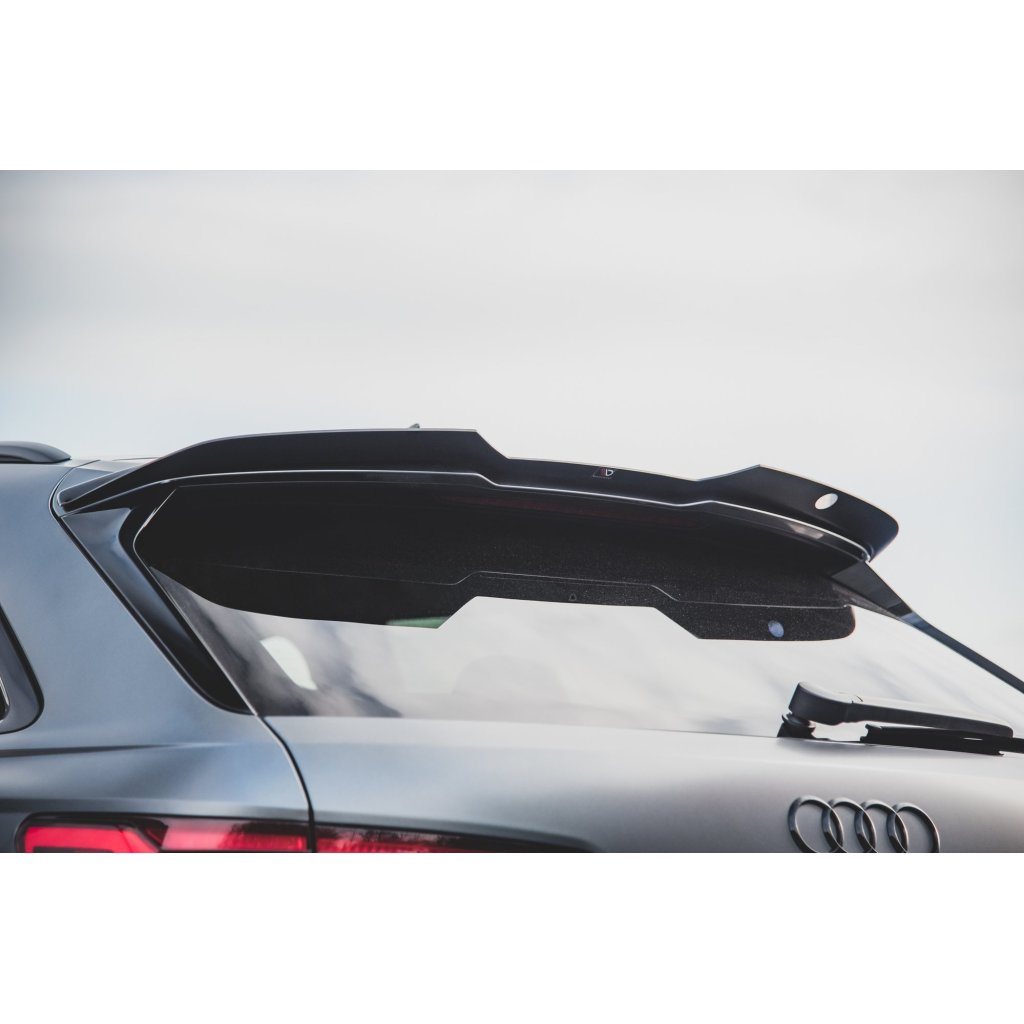 Maxton Design prodloužení spoileru ver.2 pro Audi RS6 C8, černý lesklý plast ABS