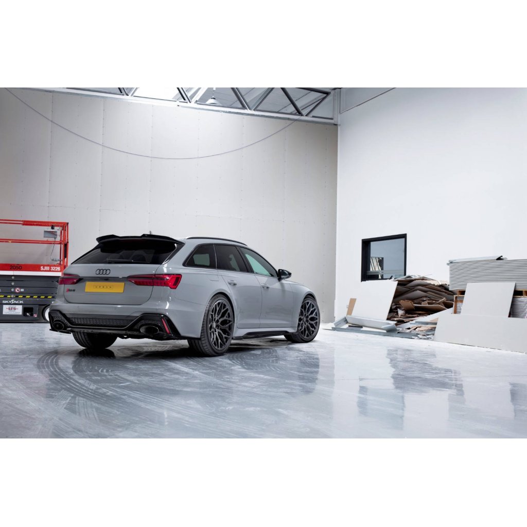Maxton Design prodloužení spoileru ver.2 pro Audi RS6 C8, černý lesklý plast ABS