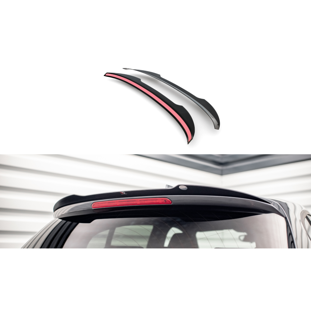 Maxton Design prodloužení spoileru ver.2 pro BMW řada 1 F20- F21 Facelift, černý lesklý plast ABS