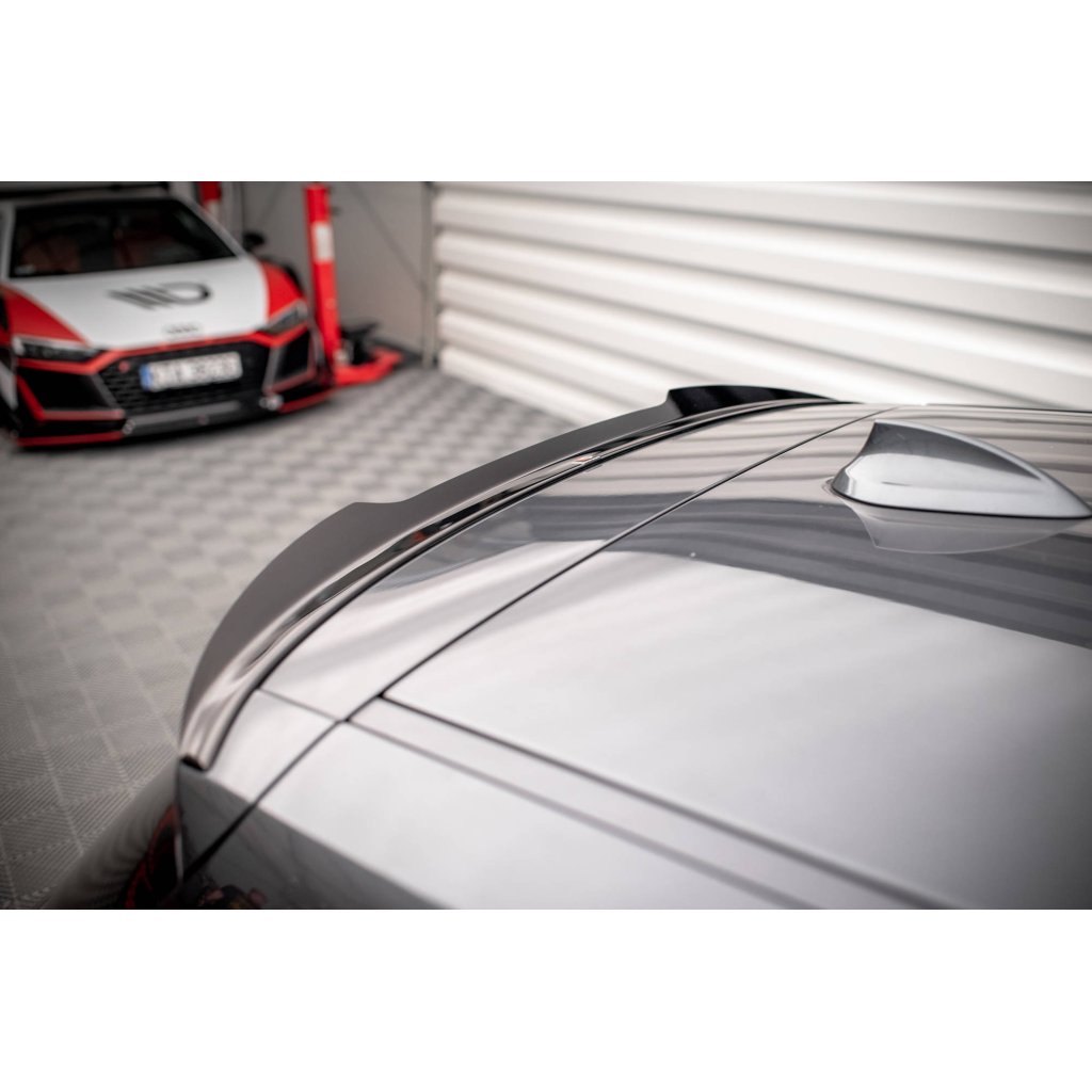 Maxton Design prodloužení spoileru ver.2 pro BMW řada 1 F20- F21 Facelift, černý lesklý plast ABS