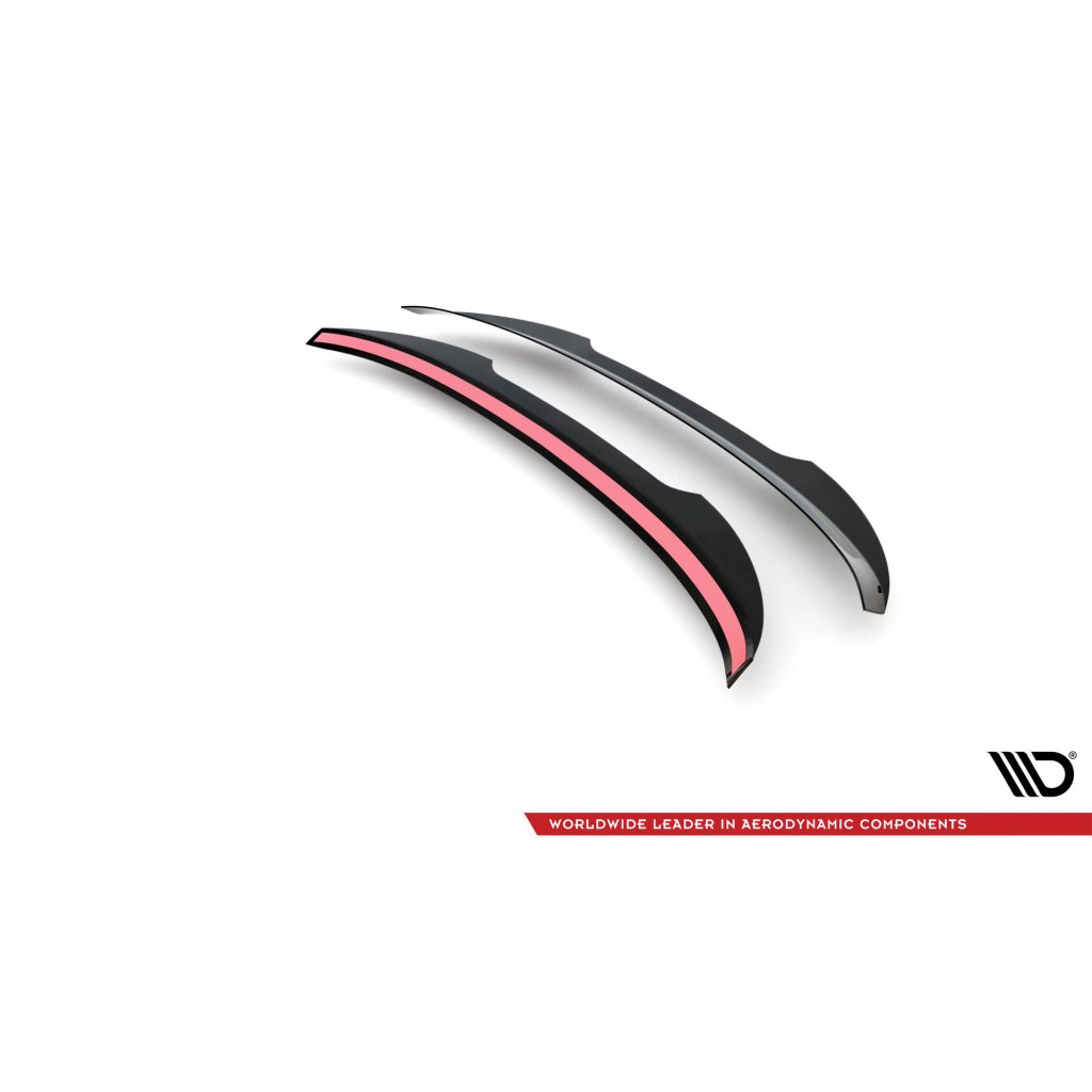 Maxton Design prodloužení spoileru ver.2 pro BMW řada 1 F20- F21 Facelift, černý lesklý plast ABS