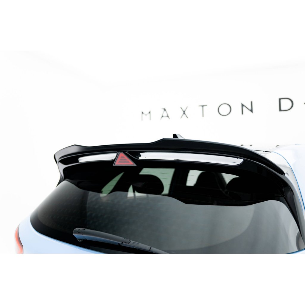 Maxton Design prodloužení spoileru ver.2 pro Hyundai i30 N Mk3, černý lesklý plast ABS, hatchback vč. Facelift
