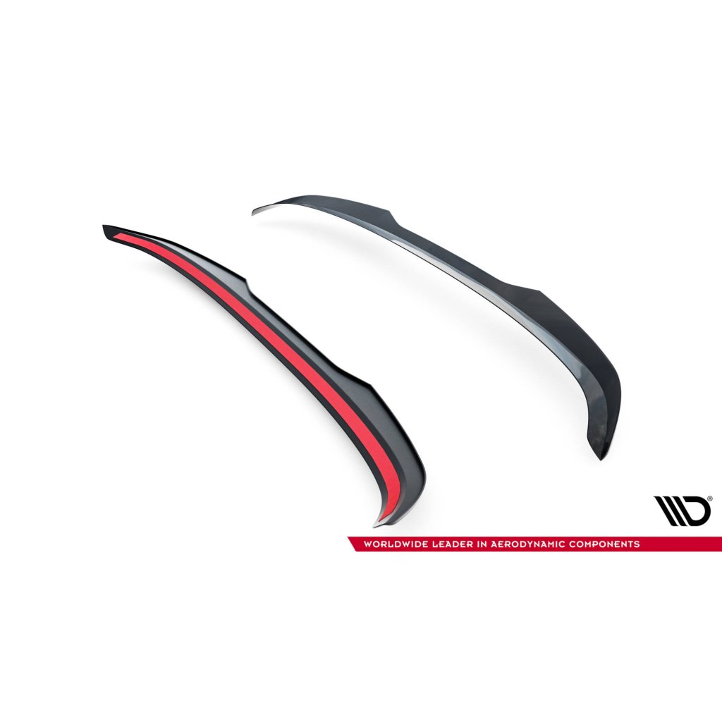 Maxton Design prodloužení spoileru ver.2 pro Hyundai i30 N Mk3, černý lesklý plast ABS, hatchback vč. Facelift
