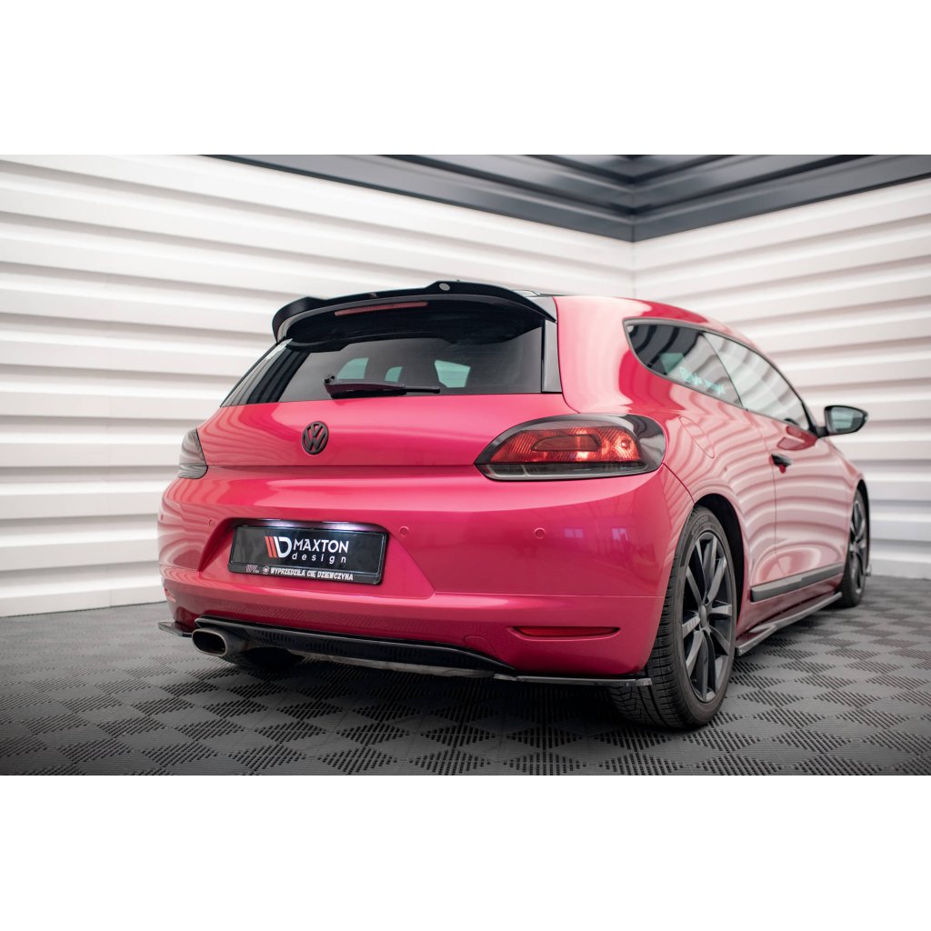 Maxton Design prodloužení spoileru ver.2 pro Volkswagen Scirocco Mk3, černý lesklý plast ABS
