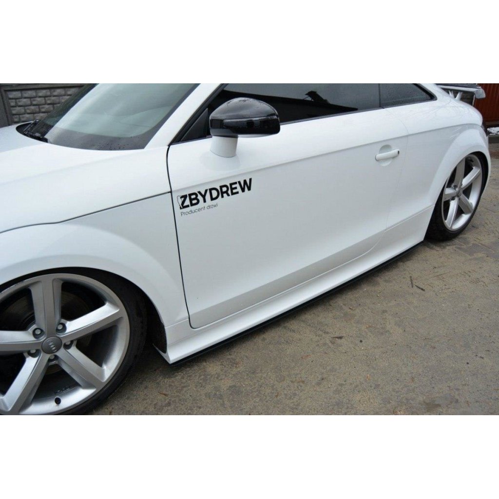 Maxton Design "Racing" difuzory pod boční prahy pro Audi TT RS 8J, plast ABS bez povrchové úpravy