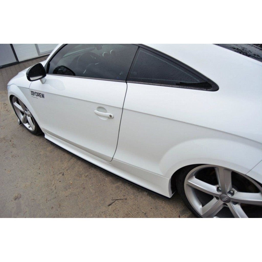 Maxton Design "Racing" difuzory pod boční prahy pro Audi TT RS 8J, plast ABS bez povrchové úpravy