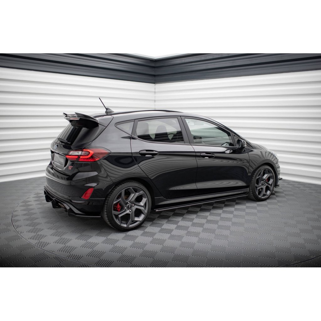 Maxton Design "Racing durability" difuzory pod boční prahy pro Ford Fiesta ST Mk8, plast ABS bez povrchové úpravy, vč. ST-Line