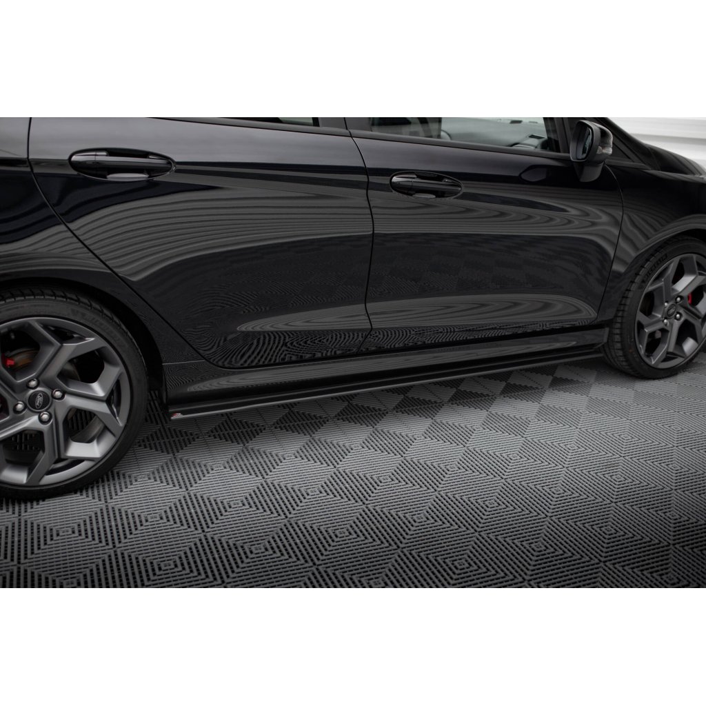 Maxton Design "Racing durability" difuzory pod boční prahy pro Ford Fiesta ST Mk8, plast ABS bez povrchové úpravy, vč. ST-Line