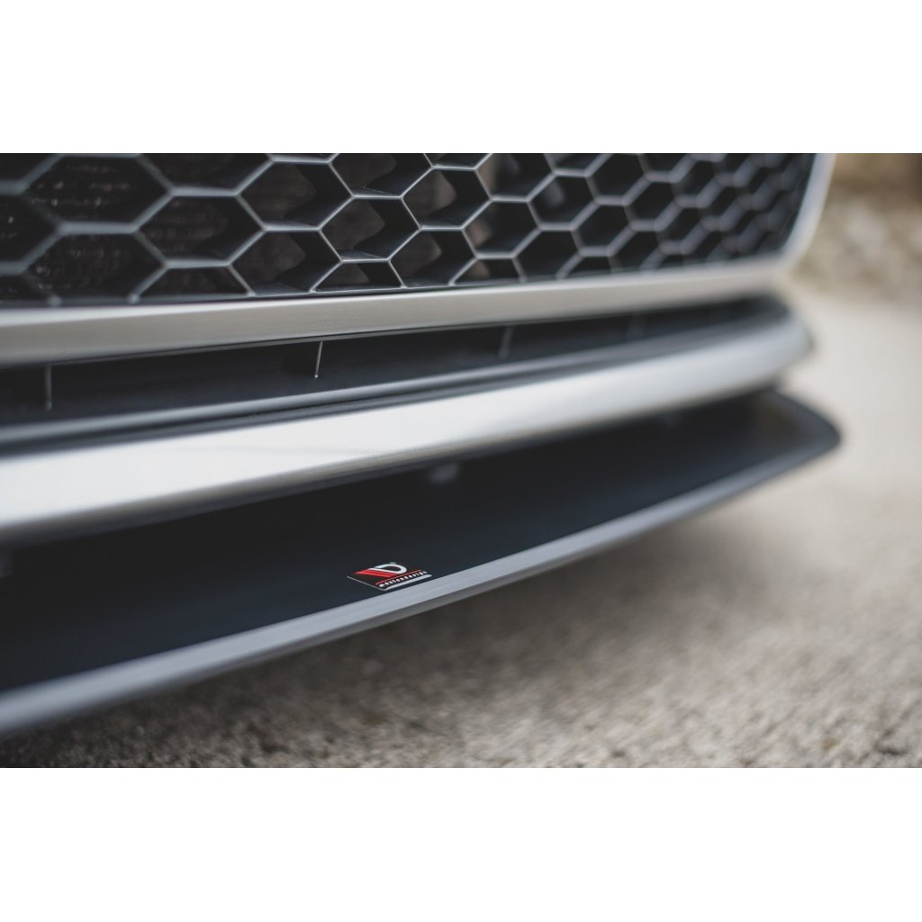 Maxton Design "Racing durability" spoiler pod přední nárazník pro Volkswagen Golf GTI Mk7, plast ABS bez povrchové úpravy