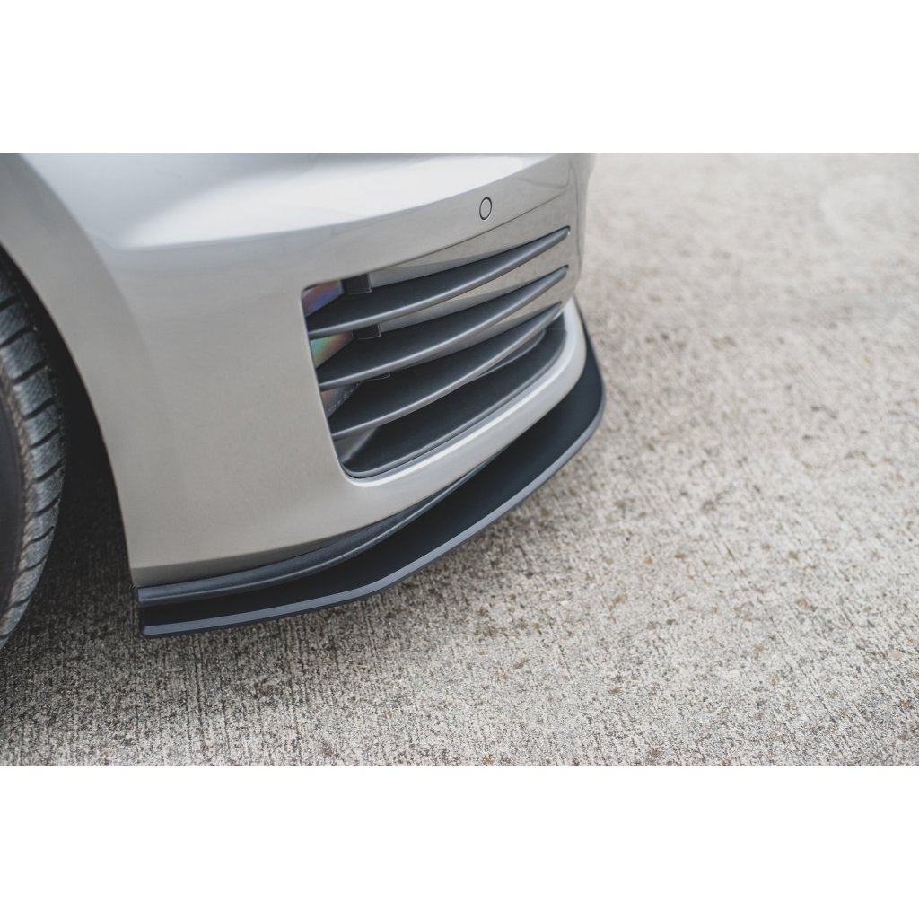 Maxton Design "Racing durability" spoiler pod přední nárazník pro Volkswagen Golf GTI Mk7, plast ABS bez povrchové úpravy