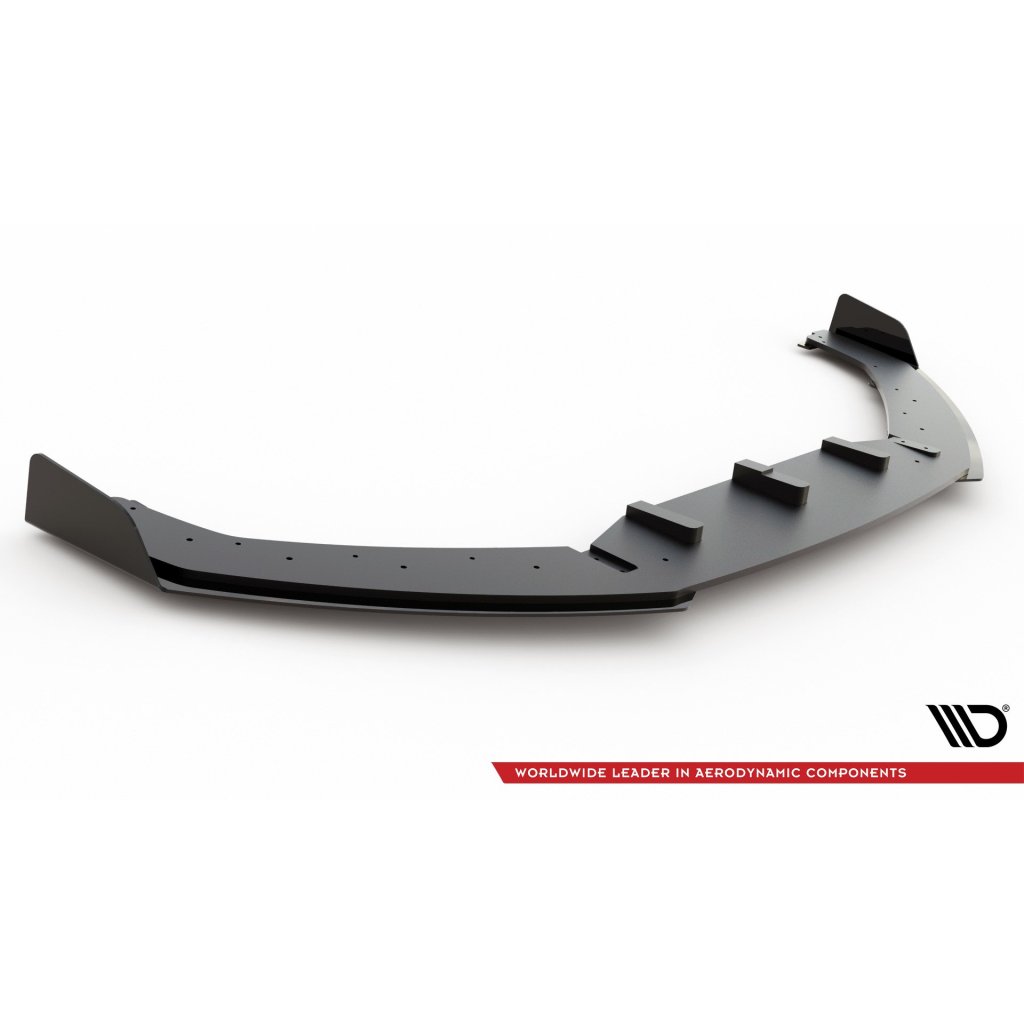 Maxton Design "Racing durability" spoiler pod přední nárazník s rohovými splittery pro Audi RS3 8V, plast ABS bez povrchové úpravy, Sportback