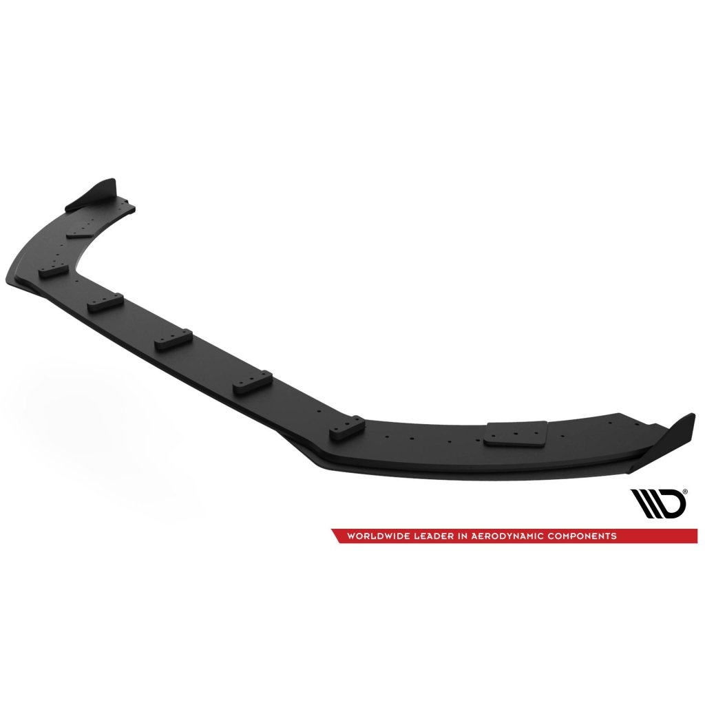 Maxton Design "Racing durability" spoiler pod přední nárazník s rohovými splittery pro Ford Fiesta ST Mk8, plast ABS bez povrchové úpravy, vč. ST-Line