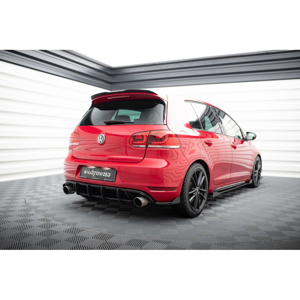 Maxton Design "Racing durability" zadní difuzor ver.2 pro Volkswagen Golf GTI Mk6, plast ABS bez povrchové úpravy