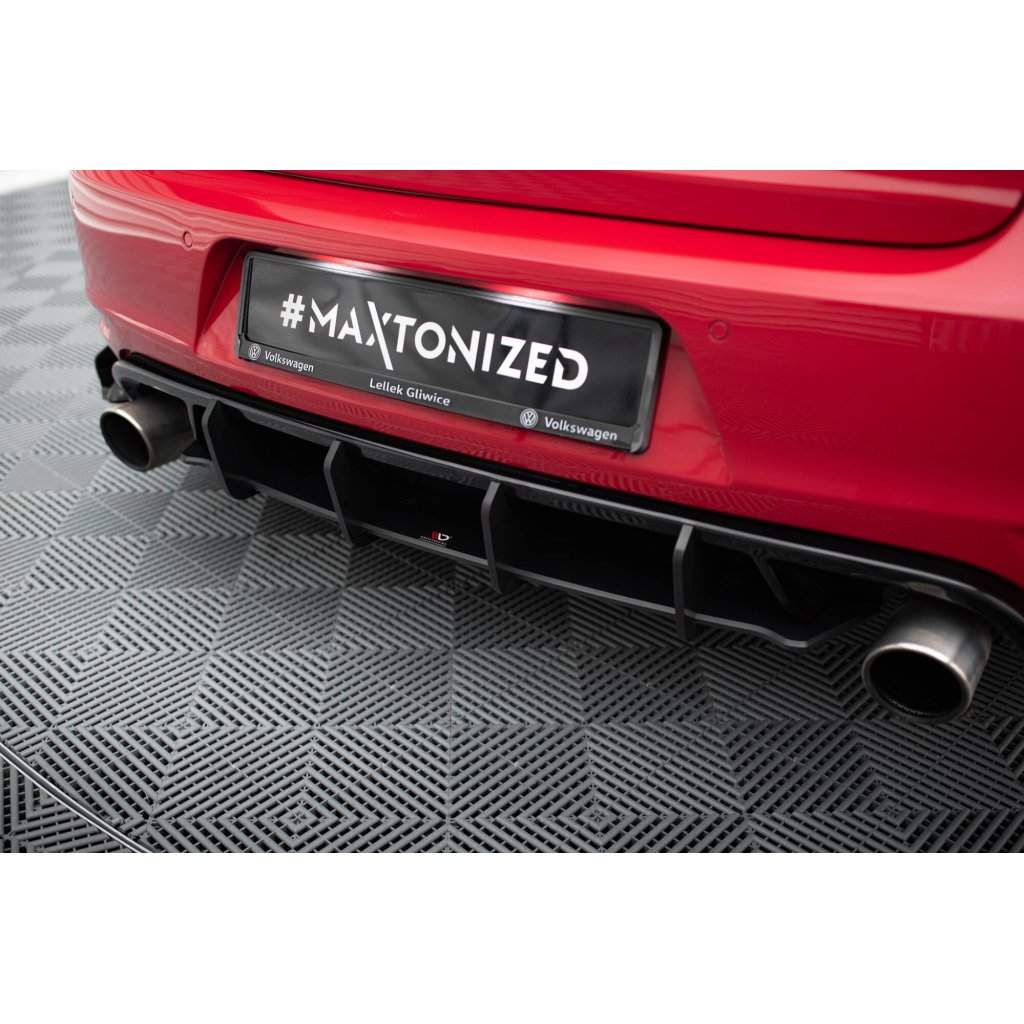 Maxton Design "Racing durability" zadní difuzor ver.2 pro Volkswagen Golf GTI Mk6, plast ABS bez povrchové úpravy