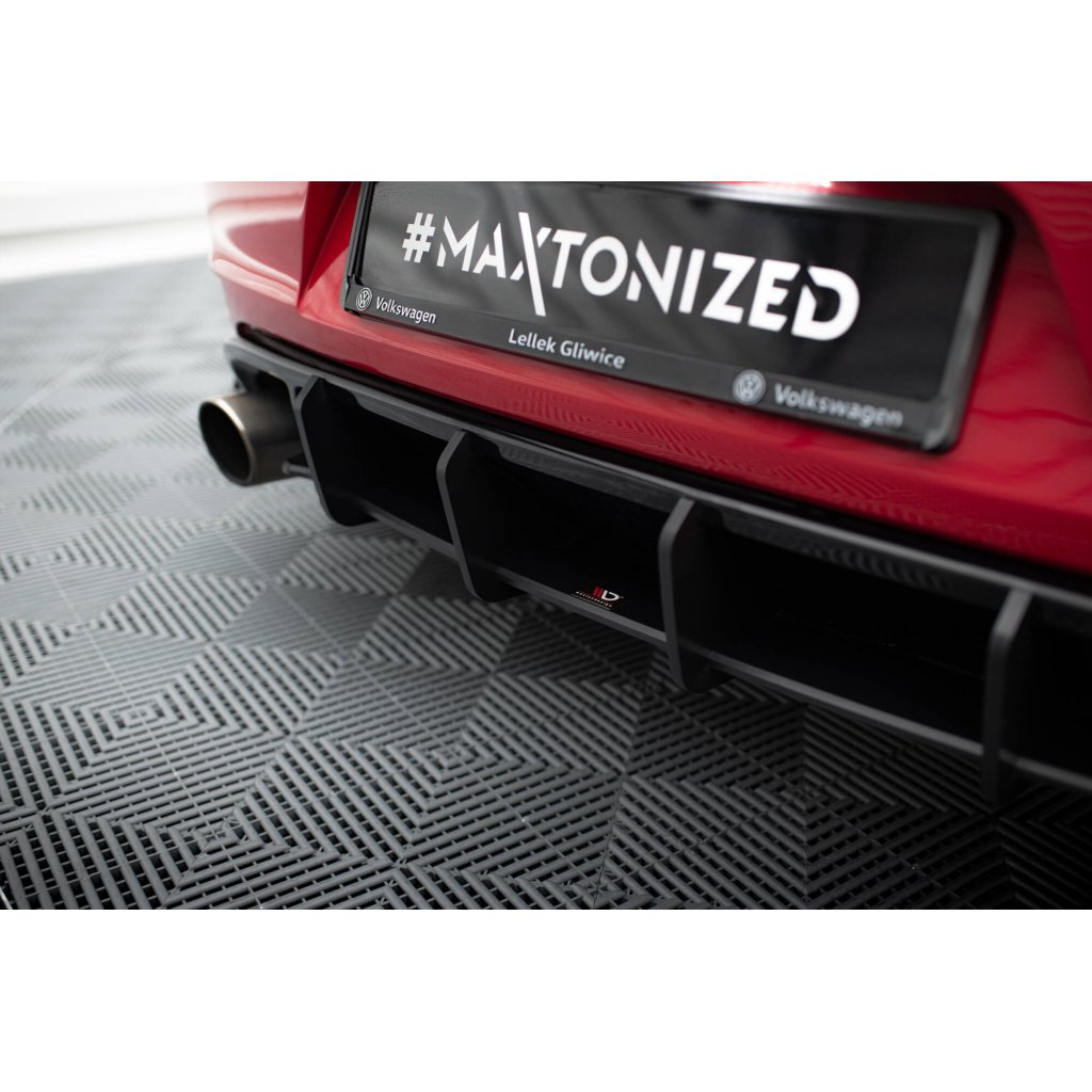 Maxton Design "Racing durability" zadní difuzor ver.2 pro Volkswagen Golf GTI Mk6, plast ABS bez povrchové úpravy