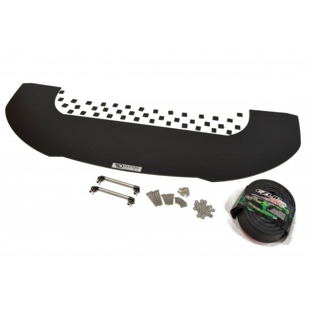 Maxton Design "Racing" spoiler pod přední nárazník pro Škoda Fabia RS Mk1, plast ABS bez povrchové úpravy