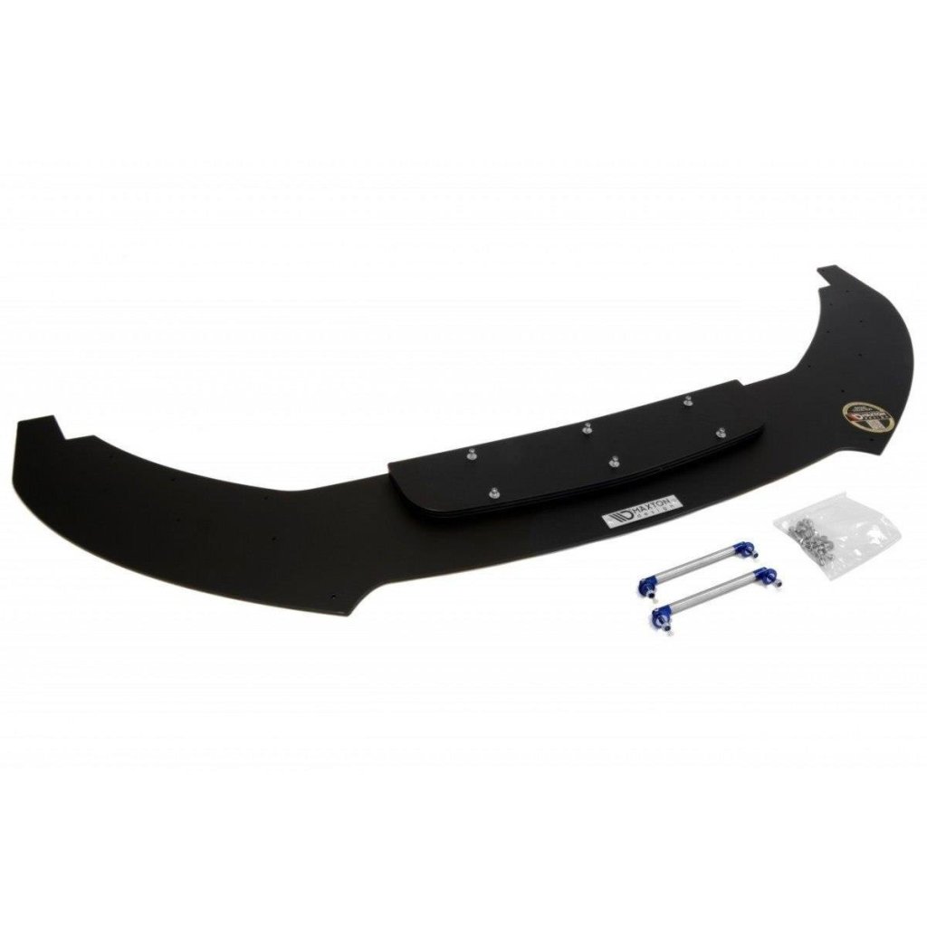Maxton Design "Racing" spoiler pod přední nárazník pro Volkswagen Scirocco R Mk3, plast ABS bez povrchové úpravy