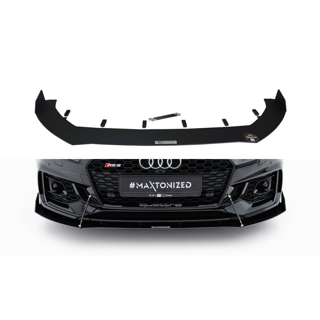 Maxton Design "Racing" spoiler pod přední nárazník ver.2 pro Audi RS5 F5, plast ABS bez povrchové úpravy