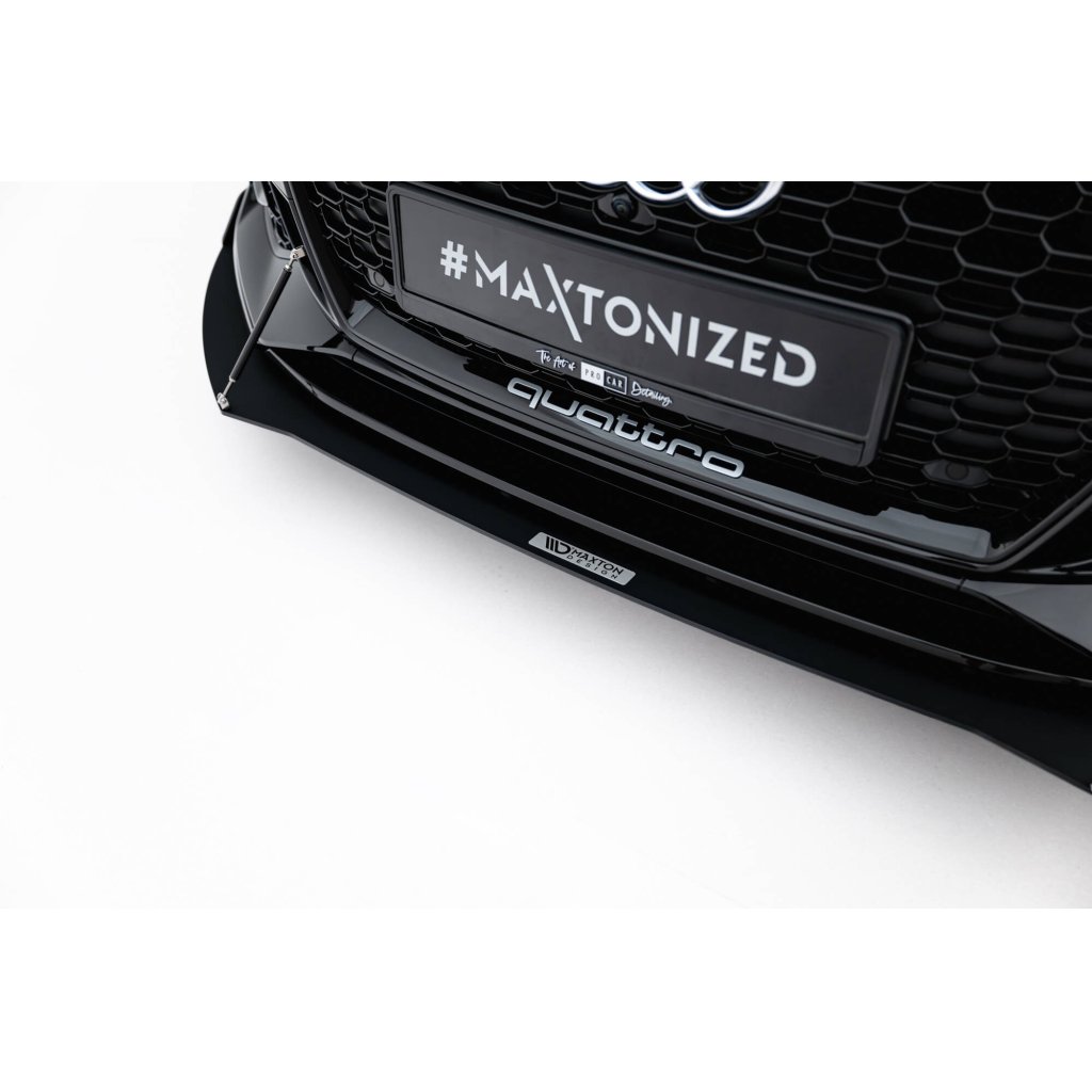 Maxton Design "Racing" spoiler pod přední nárazník ver.2 pro Audi RS5 F5, plast ABS bez povrchové úpravy