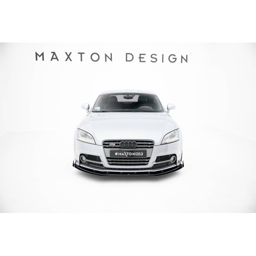 Maxton Design rohové spoilery pod přední nárazník pro Audi TT S Mk2 (8J), Mk2 (8J) Facelift, plast ABS bez povrchové úpravy