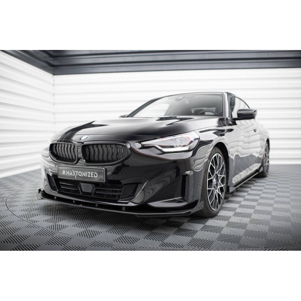 Maxton Design rohové spoilery pod přední nárazník pro BMW řada 2 G42 Standard, plast ABS bez povrchové úpravy