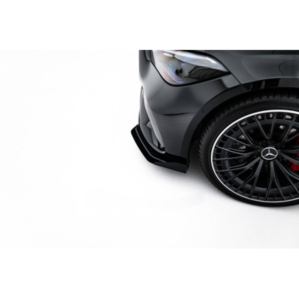 Maxton Design rohové spoilery pod přední nárazník pro Mercedes CLE C236 53 AMG, plast ABS bez povrchové úpravy