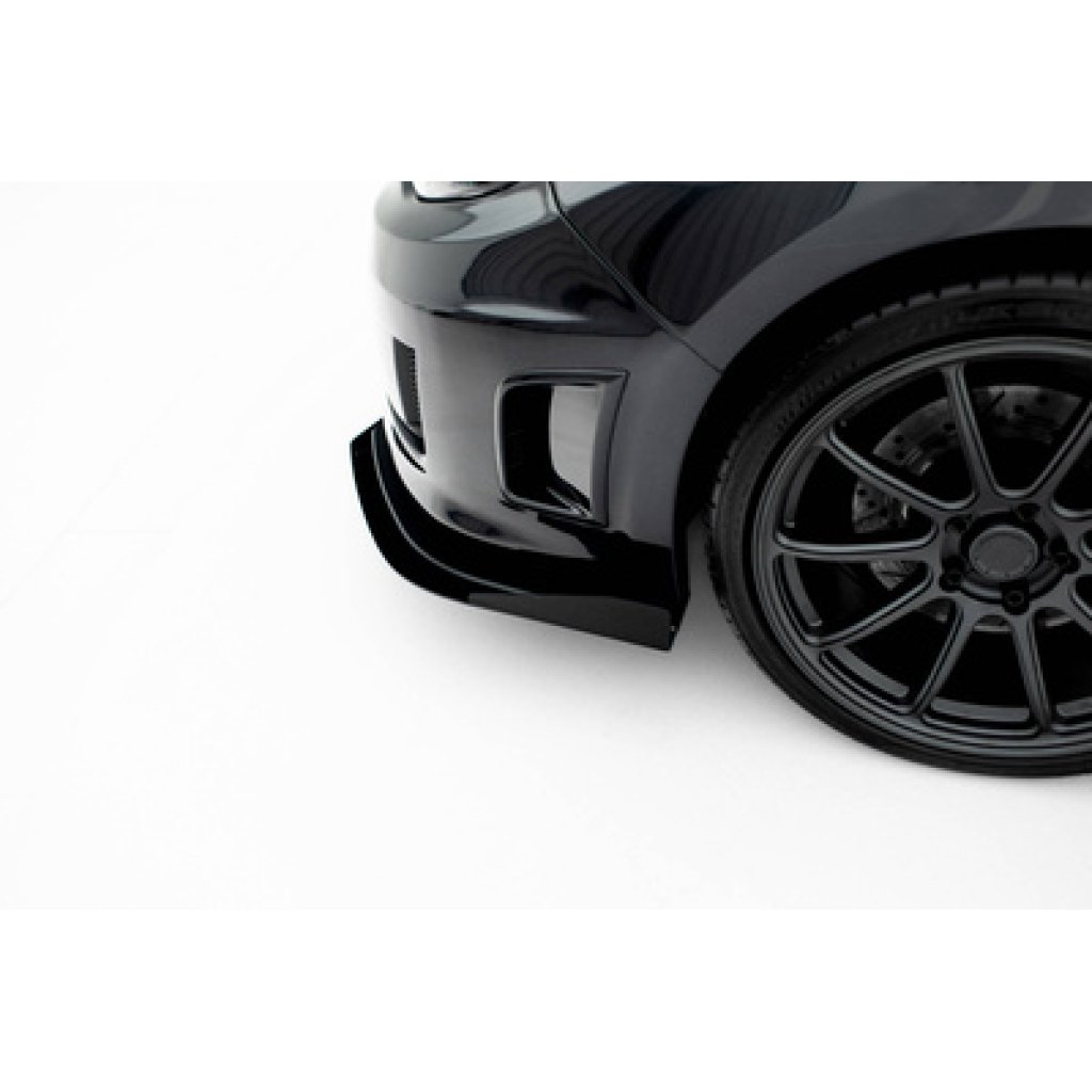 Maxton Design rohové spoilery pod přední nárazník pro Subaru Impreza WRX STi Mk3 Facelift, plast ABS bez povrchové úpravy