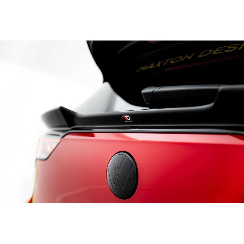 Maxton Design spodní prodloužení spoileru 3d pro Volkswagen Golf Mk8, Mk8 Facelift, černý lesklý plast ABS