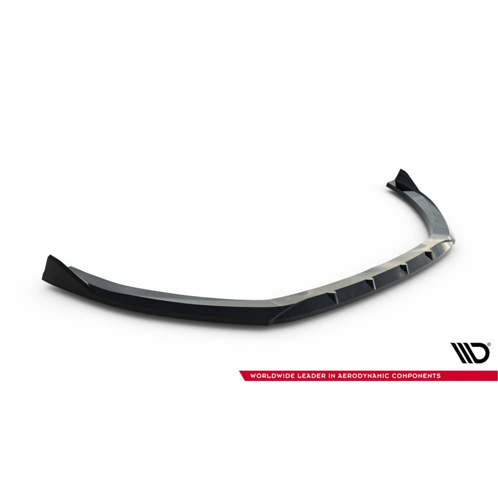 Maxton Design spoiler pod přední nárazník pro Audi A3 8V FL, černý lesklý plast ABS, Sedan