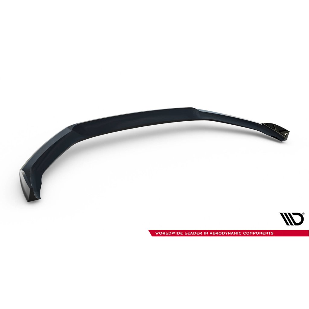 Maxton Design spoiler pod přední nárazník pro Audi A5 F5, černý lesklý plast ABS, S-Line Sportback / S-Line Coupe