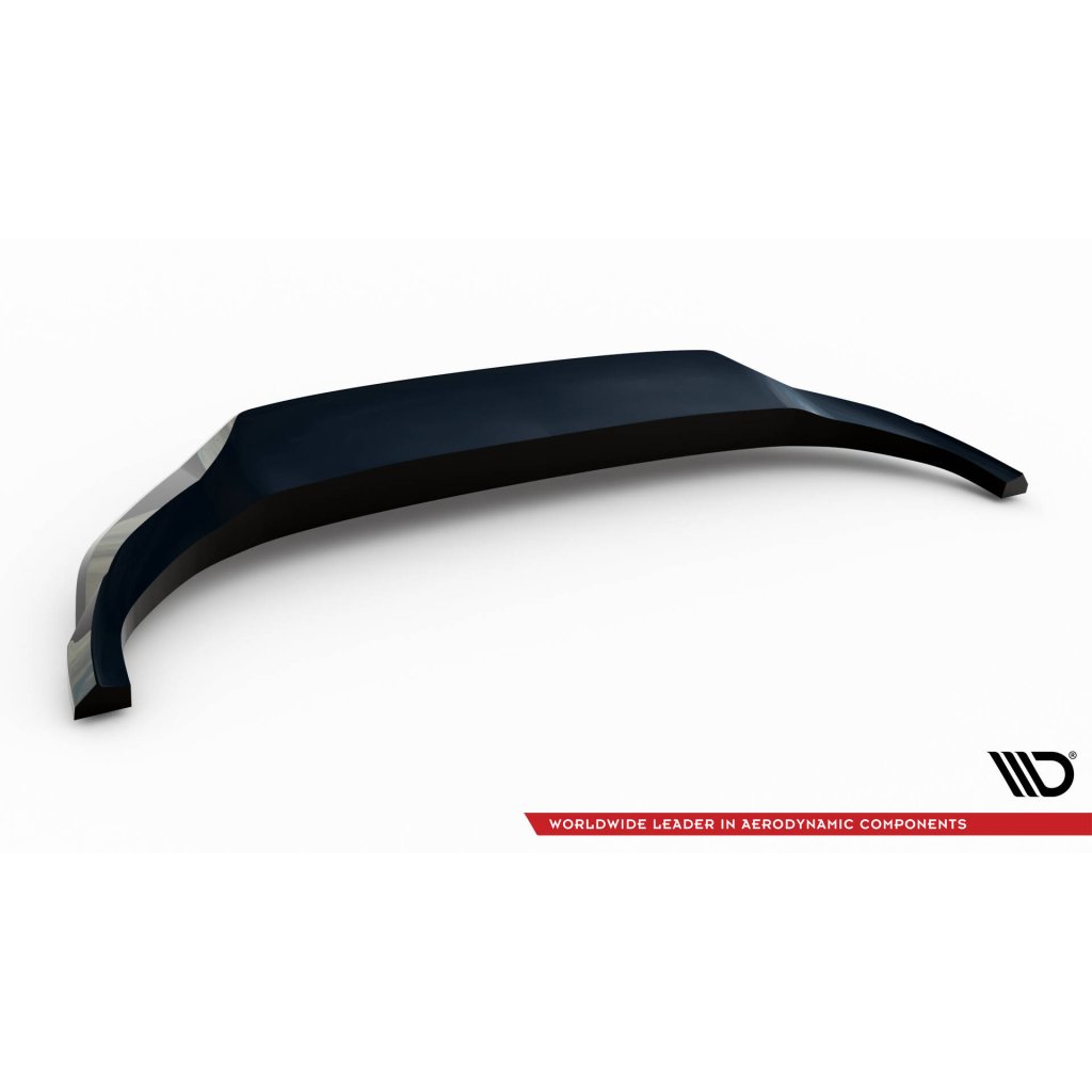Maxton Design spoiler pod přední nárazník pro Audi Q8 Mk 1, černý lesklý plast ABS, S-Line