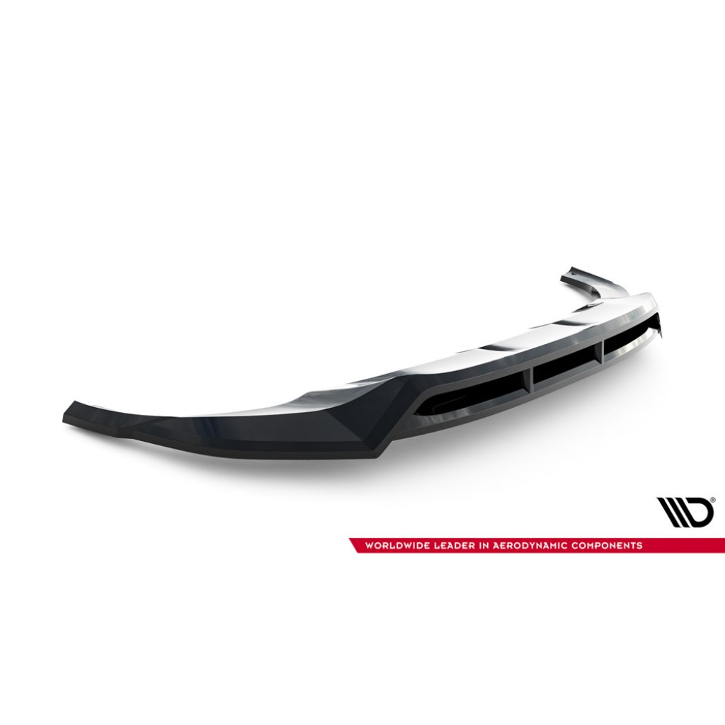 Maxton Design spoiler pod přední nárazník pro Audi Q8 Mk 1 FL, černý lesklý plast ABS