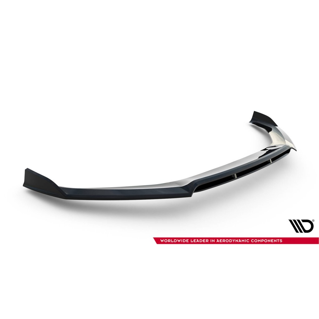 Maxton Design spoiler pod přední nárazník pro Audi S5 F5, černý lesklý plast ABS, Coupe / Sportback
