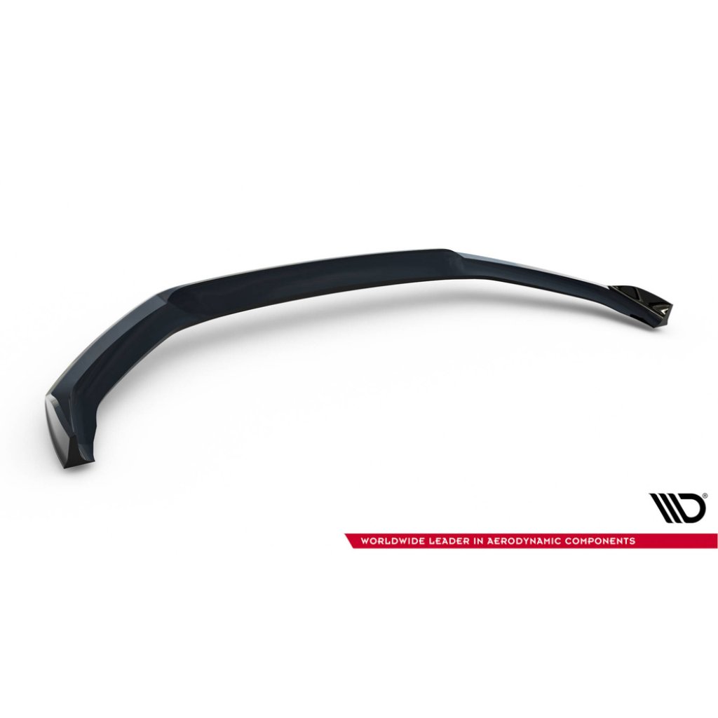 Maxton Design spoiler pod přední nárazník pro Audi S5 F5, černý lesklý plast ABS, Coupe / Sportback
