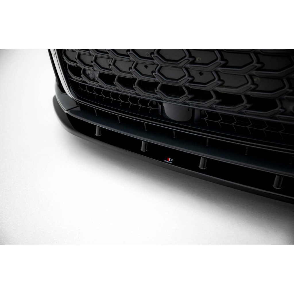 Maxton Design spoiler pod přední nárazník pro Audi S8 D5 Facelift, černý lesklý plast ABS