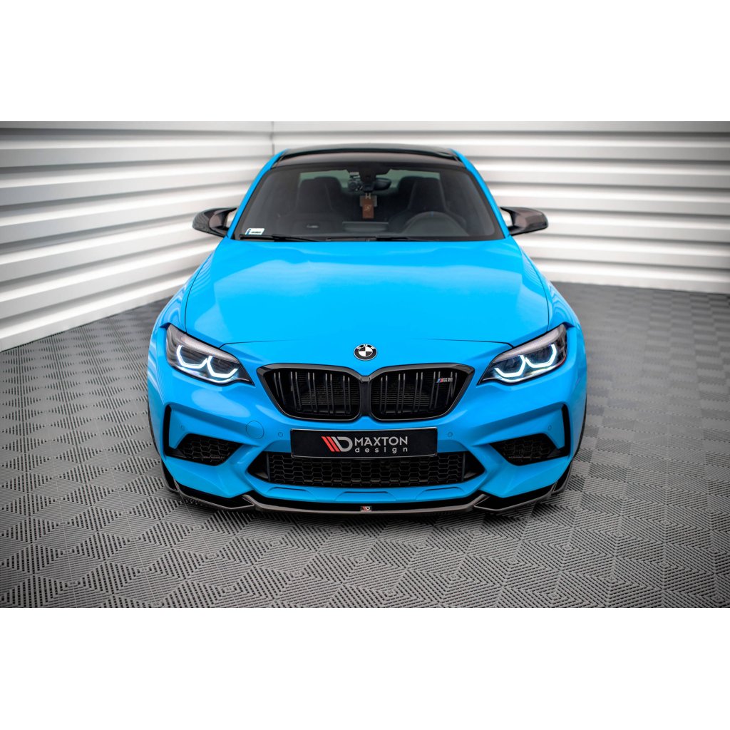 Maxton Design spoiler pod přední nárazník pro BMW M2 F87, plast ABS bez povrchové úpravy, pro verzi Competition
