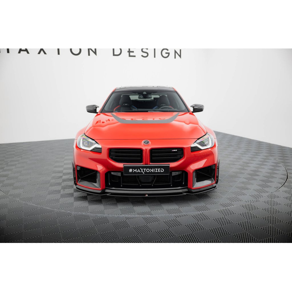 Maxton Design spoiler pod přední nárazník pro BMW M2 G87, černý lesklý plast ABS, M-Performance