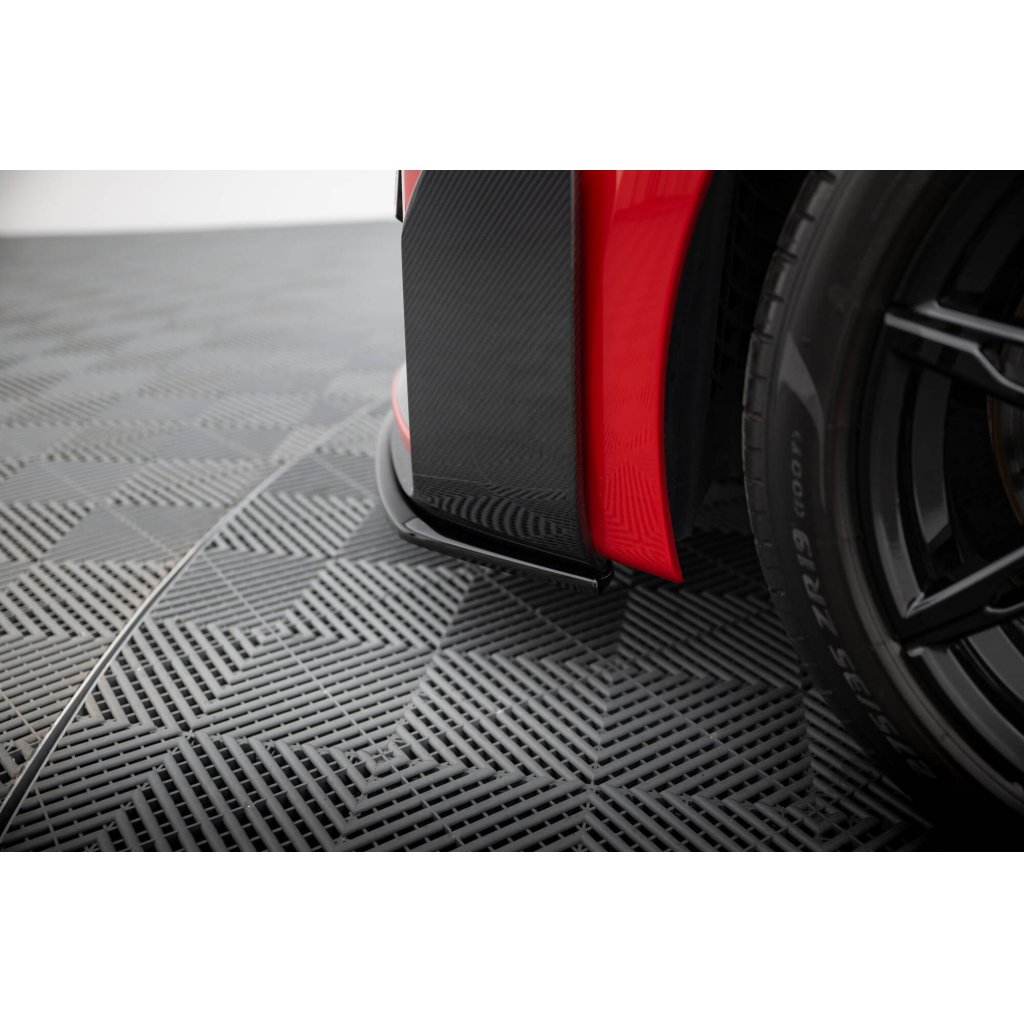 Maxton Design spoiler pod přední nárazník pro BMW M2 G87, černý lesklý plast ABS, M-Performance