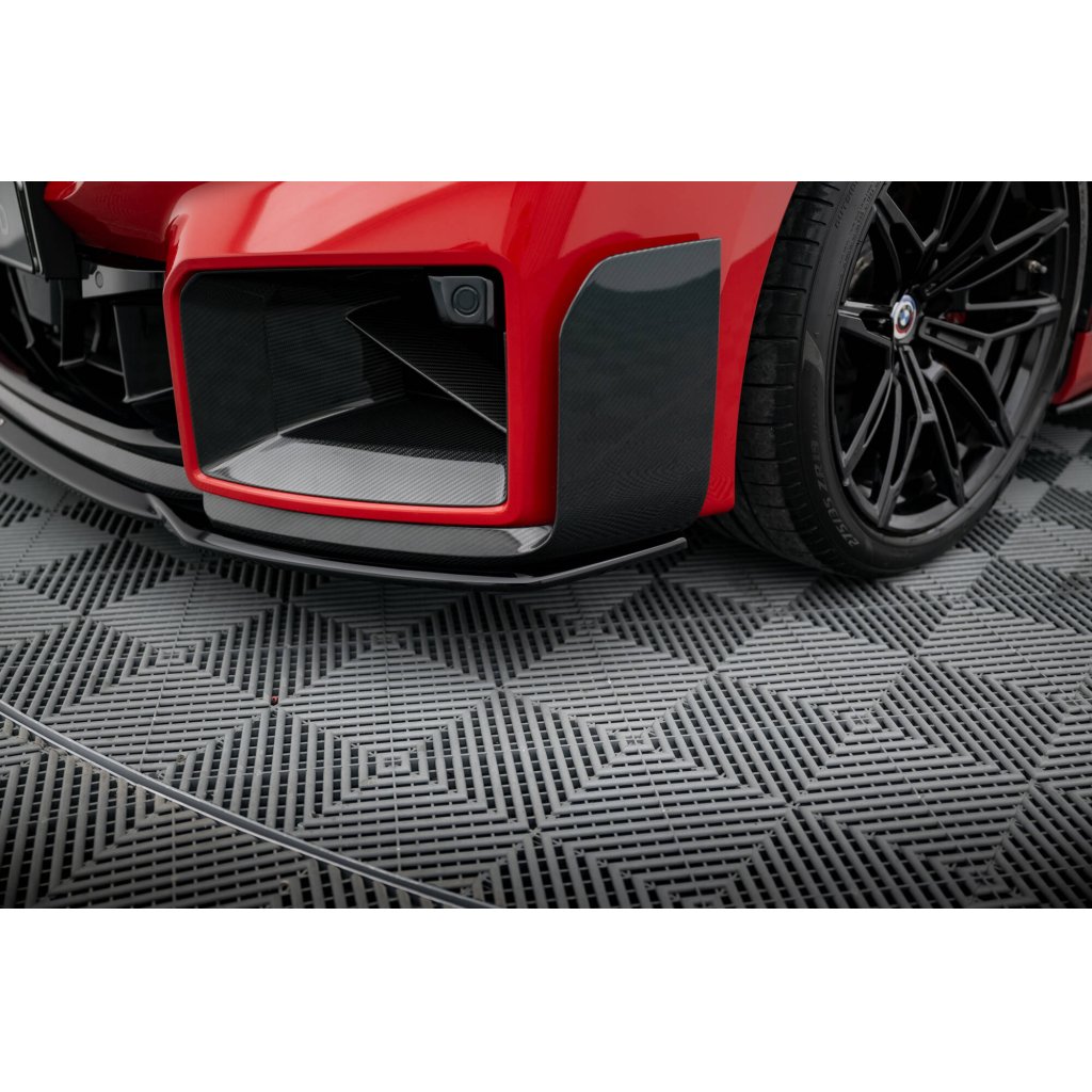 Maxton Design spoiler pod přední nárazník pro BMW M2 G87, černý lesklý plast ABS, M-Performance