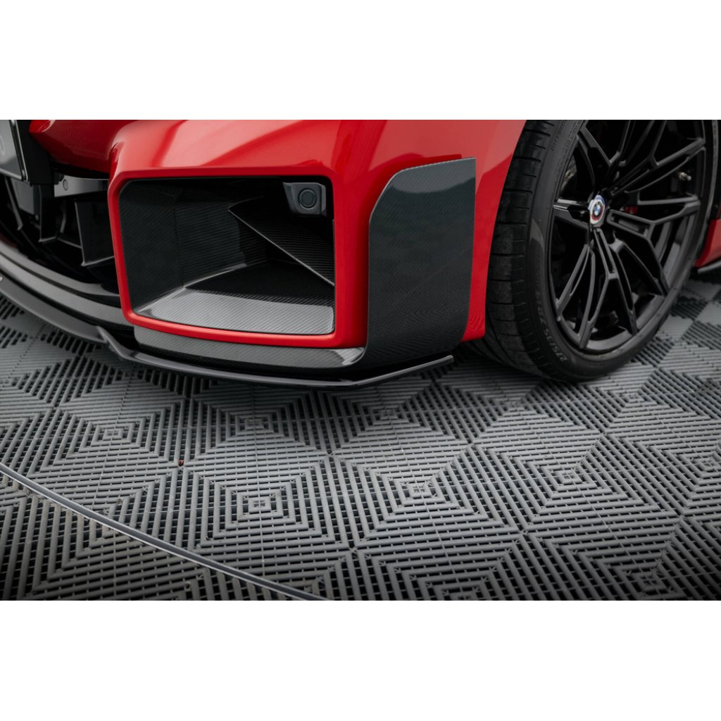 Maxton Design spoiler pod přední nárazník pro BMW M2 G87, černý lesklý plast ABS, M-Performance