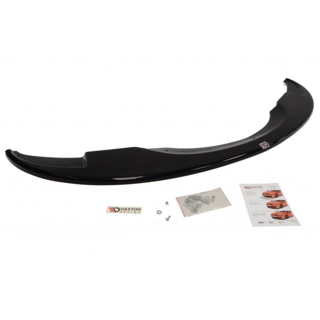 Maxton Design spoiler pod přední nárazník pro BMW M3 E92, černý lesklý plast ABS
